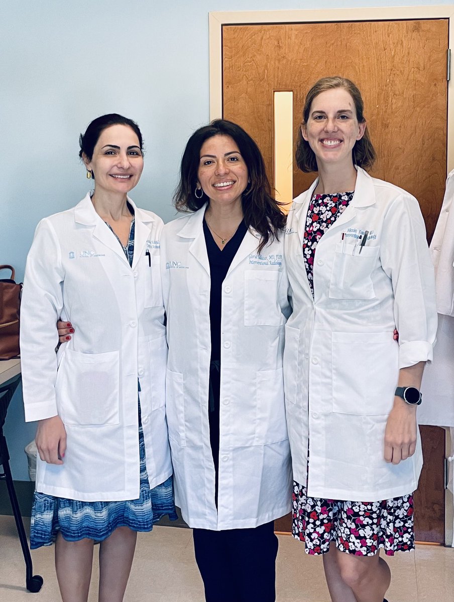 Another amazing VIR clinic day <a href="/VIRTarHeels/">UNCVIR</a> with <a href="/MaureenKohi/">Maureen Kohi</a> <a href="/NikkiKeefe/">Nikki Keefe</a> <a href="/UNCRadiology/">UNC Radiology</a>
