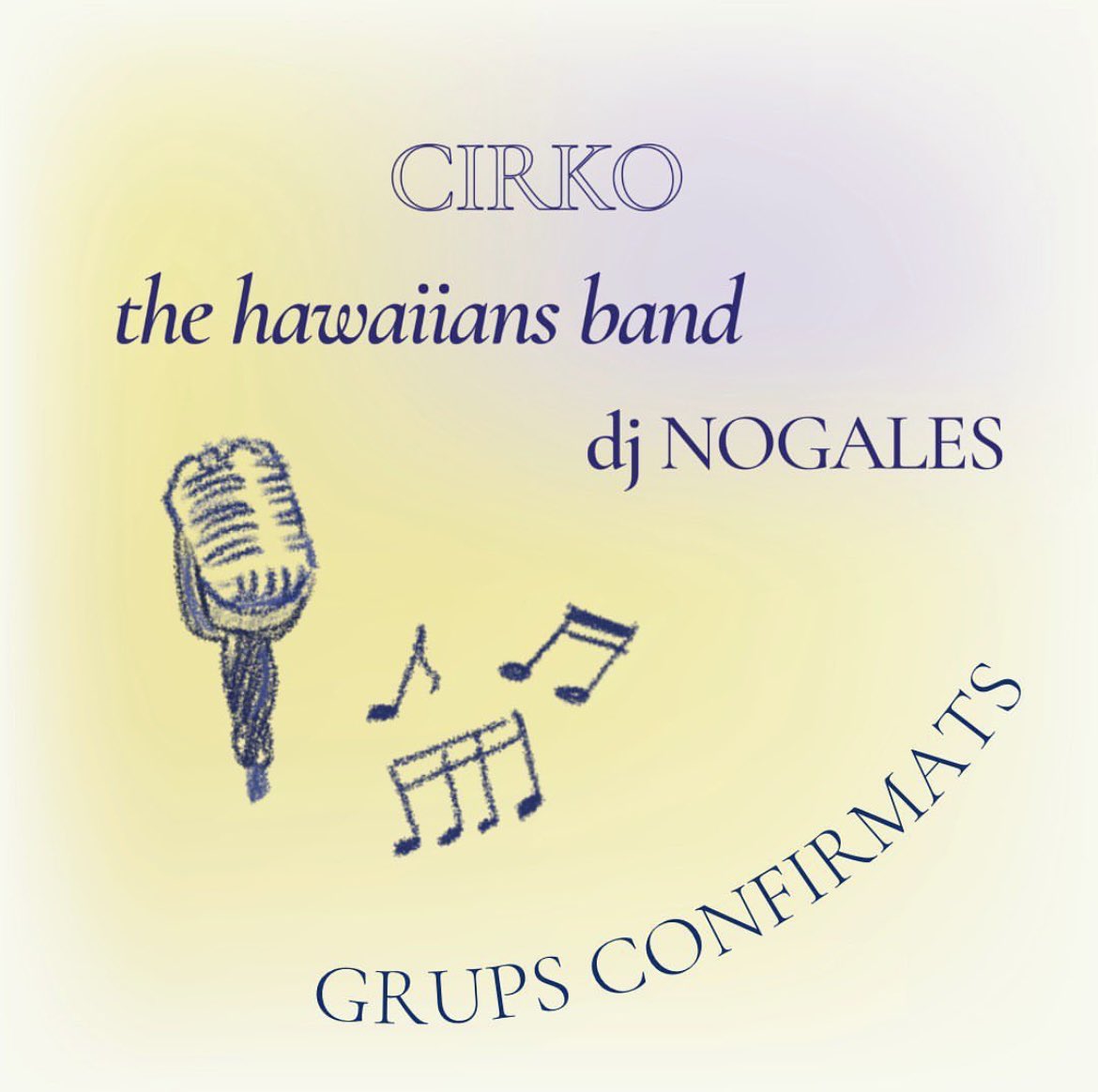 AlgaidaVessa's tweet photo. You rockk🔥🍻
Presentam els grups i dj que ens acompanyaran aquesta edició 2.0 amb una birra en mà🙌🏼

-CIRKO 
- The hawaiians band
-Dj Nogales @Nogales16 ._ (versió indie😎)

Ja vos heu decidit a venir???🙄⚠️
Teniu l’enllaç de les entrades a la biografia⬆️ https://t.co/iNdQesuoBH