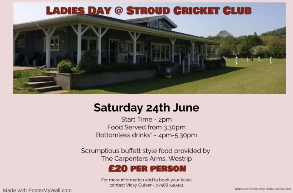 🚨 Under two weeks to go for Ladies Day! 🚨

Tickets are limited, so please buy before the day!