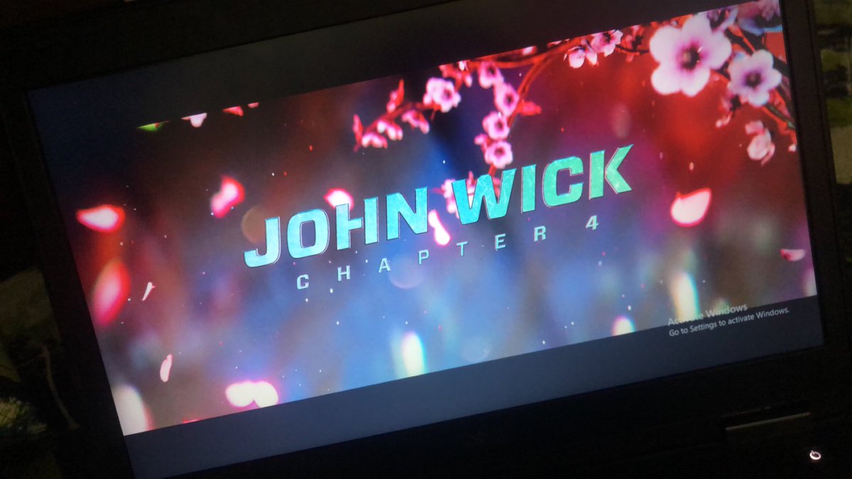 - Watchinggggg 
#JohnWickChapter4 🥰🥰🥰