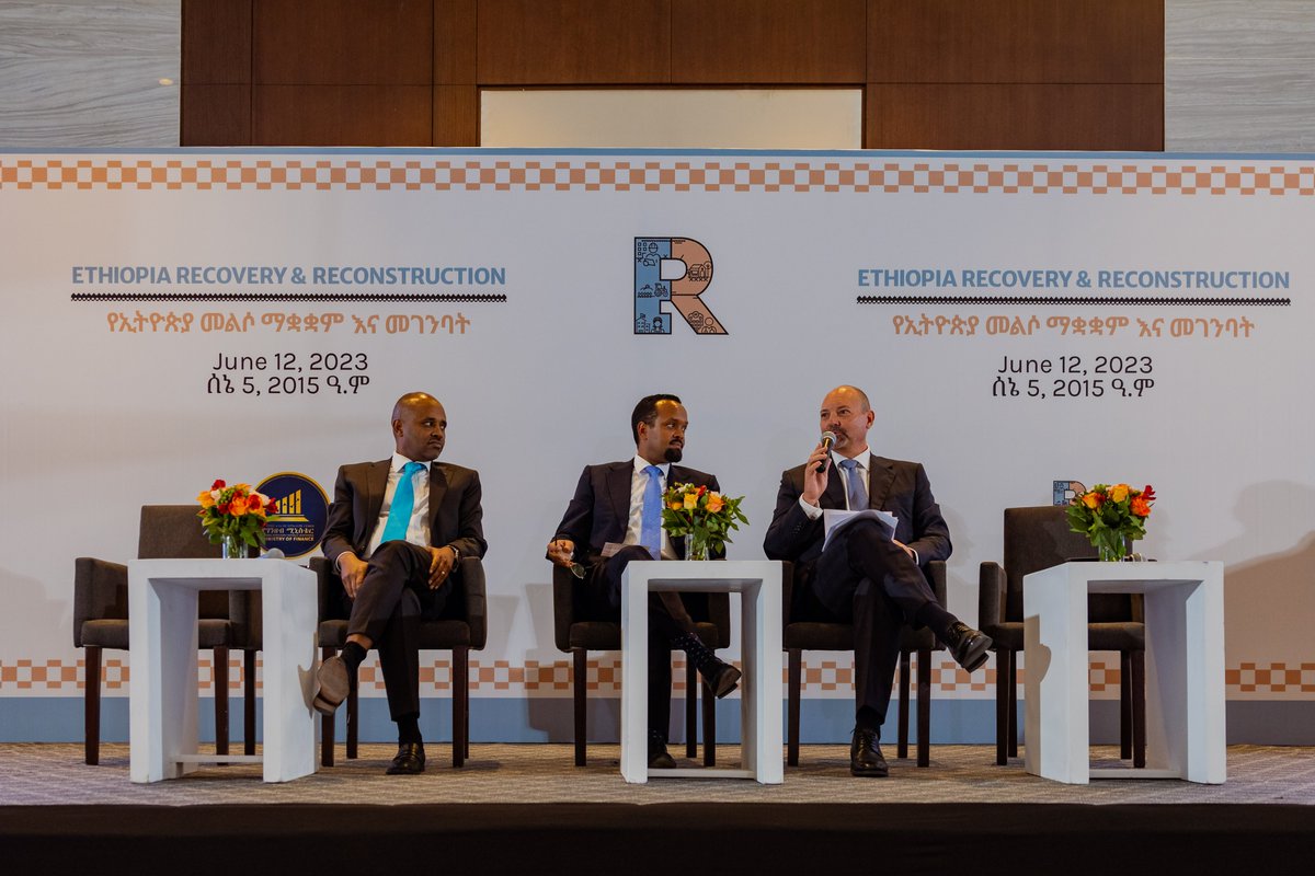 Ethiopia_Recovery_Conference: Discussions at the Recovery Conference focused on core themes to support swift, inclusive, effective, and efficient recovery and reconstruction.