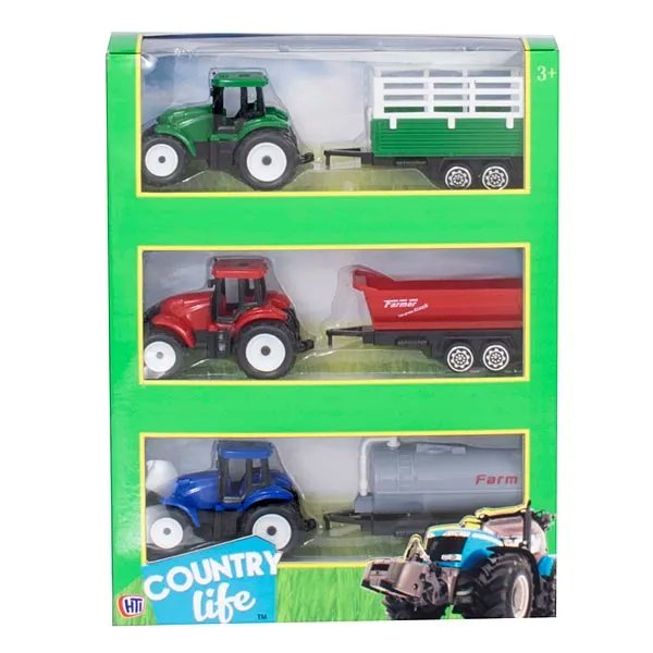 #PonyHour  Prize Draw Country Life Farm Playset  This great set includes three tractors and three assorted detachable trailers all the machinery you need to run your own #farm. to enter Retweet ,Like and Follow us @horseandhoof ends 30/06/23  #win #horseandhoof