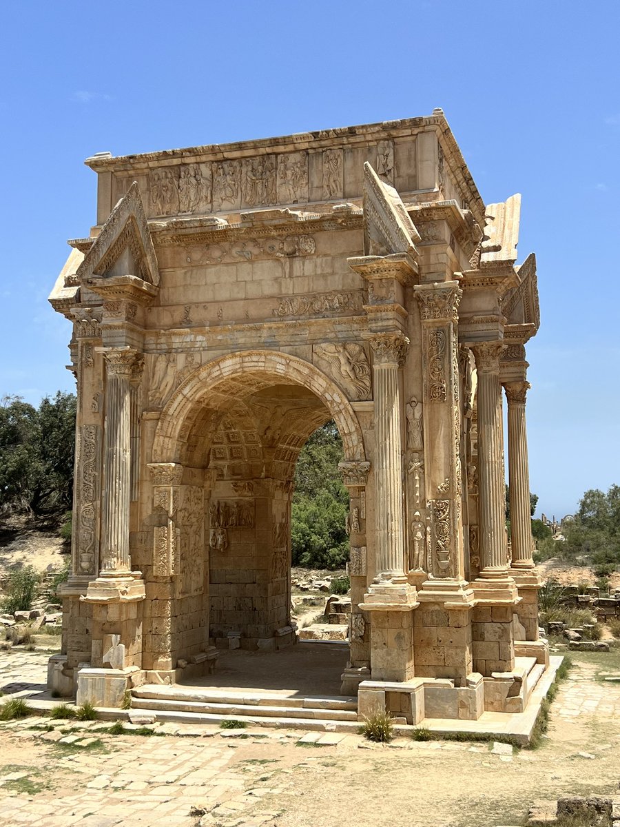 MAFrancheUN's tweet photo. Great privilege today visit @UNESCO world heritage site Leptis Magna in western Libya. Much remains to be excavated &amp; studied. Extraordinary heritage to care for future generations. Maybe @holland_tom &amp; @dcsandbrook can schedule  a @TheRestHistory https://t.co/WJH7HbraEf