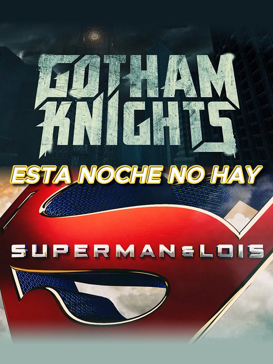 TFURebirth's tweet photo. Esta noche no tendremos nuevos episodios de #SupermanAndLois y #GothamKnights, ambas series regresan el próximo martes 20 de junio. ¡Ya solo quedan 2 episodios de esta temporada!
#DCTV #DCComics https://t.co/mrChTFRpeW