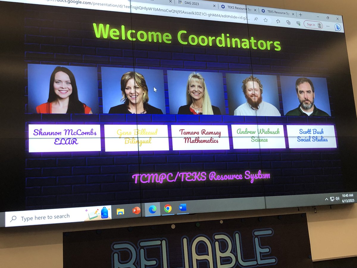 TEKS_RS's tweet photo. @TEKS_RS State Team Coordinators (the GLOW of TEKS RS) share the amazing work their teams have added this year! @TEKS_RS_SS @TEKS_RS_ELAR @TEKS_RS_Math @TEKS_RS_Science @TEKS_RS_Spanish #TEKSResourceSystem @wendirussell67 https://t.co/OELUXTE4t9