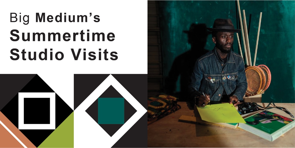 If you’re ready for Texas heat, aka Big Medium’s Summertime Studio Visits, we’re ready for you!
The first session of 3 will be on June 24 at Moyo Oyelola, Philippe Klinefelter, and Sunyong Chung's studios.
Learn more about this Member perk at bigmedium.org/summertime-stu…