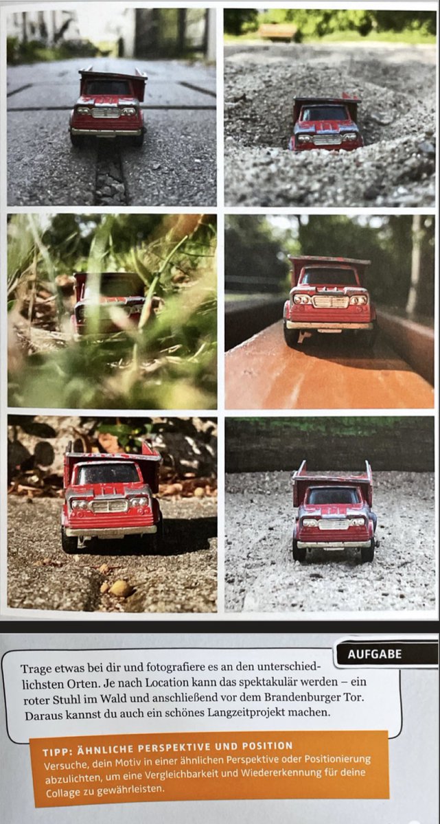 In Kunst beschäftigen uns wir mit Fotografie. Heute haben die SuS einen kleinen Gegenstand als Motiv an verschiedenen locations aufgestellt und ihn fotografiert. Entstanden sind interessante Collagen. #twlz #Fotografie #Kunstunterricht