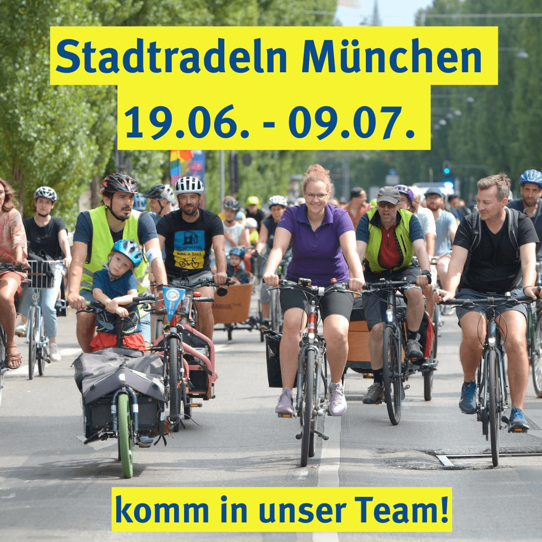 Radentscheid_M's tweet photo. Jedes Jahr neue Rekorde an eingetragenen Kilometern, jedes Jahr mehr Teams – das @STADTRADELN ist ein echter Erfolg! 2,3 Millionen Kilometer wurden 2022 geradelt – davon sicher ein Teil von euch. Auch in diesem Jahr wollen wir wieder die Kilometeranzeige nach oben treiben. https://t.co/Rd3swfZAzc