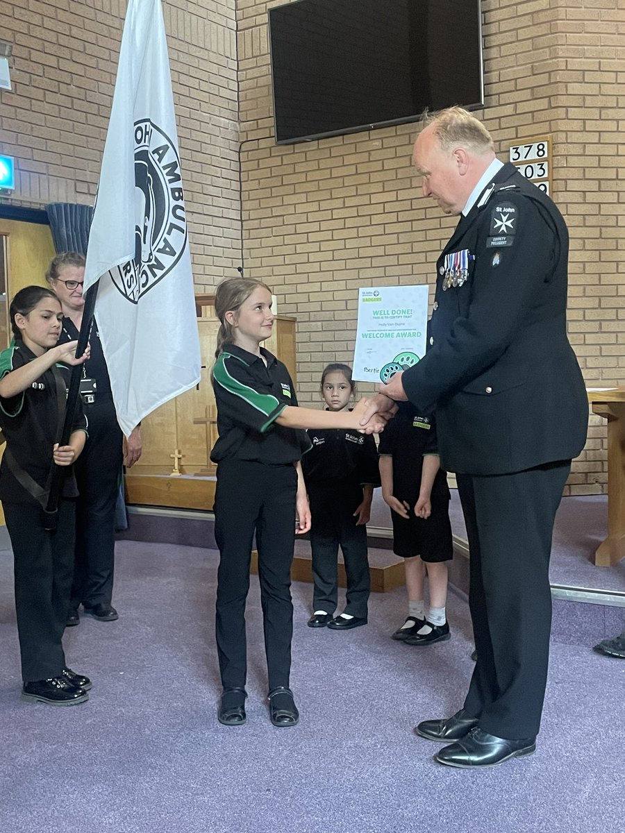 Tonight Sussex celebrated new badgers joining @stjohnambulance and existing badgers who had completed awards throughout the year at our @HorshamBertie unit. These inspiring young people have a bright future helping and supporting the local community #badgers #stjohnpeople