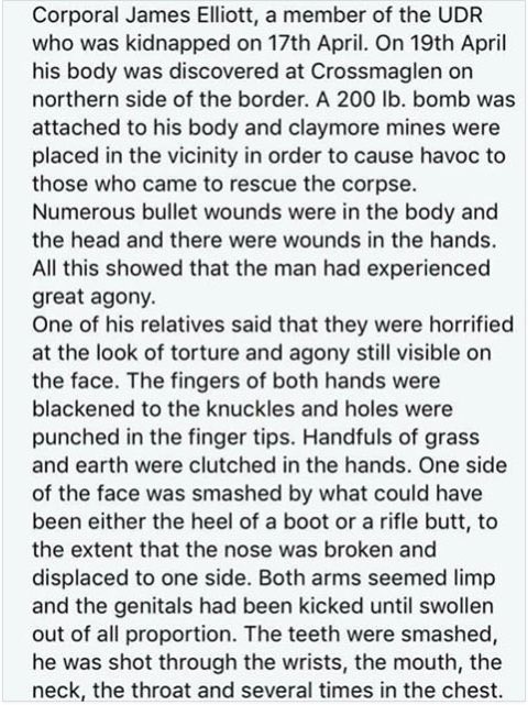 If PSNI accept the RUC were at fault then an apology for the treatment of the detainees is absolutely the right action.

I hope the same grace will be shown by Sinn Fein as the political wing of the Provos for the torture and mutilation of Cpl. Elliott.