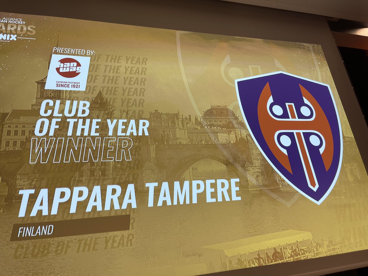 Vuoden seura Euroopassa - Tappara!  Club of the year winner - Tappara Tampere

##EHCAwards2023 #Tappara #Liiga