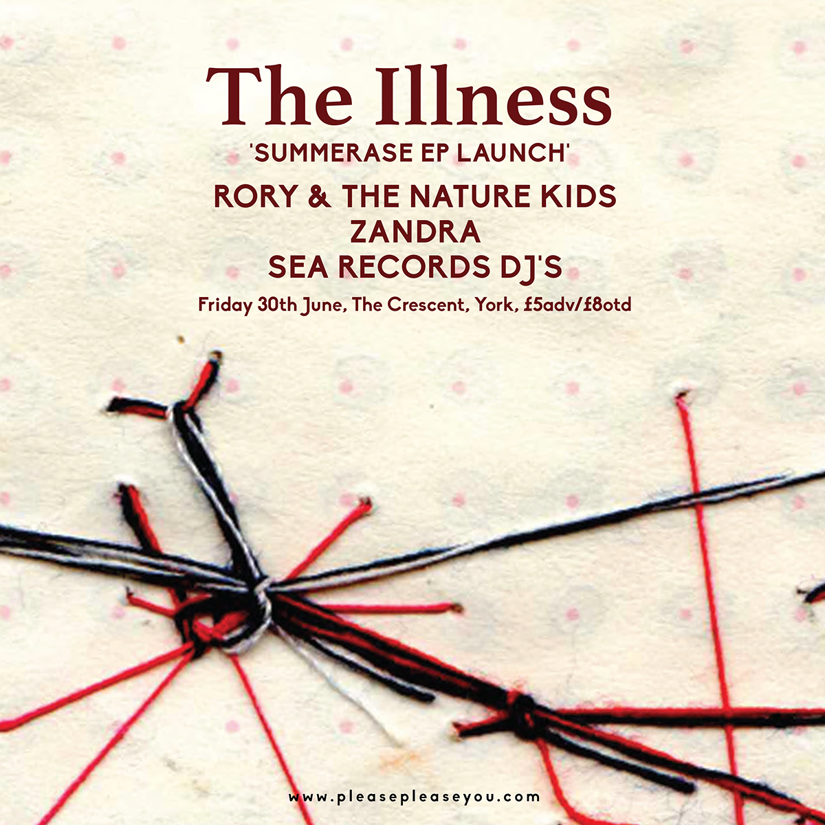 Delighted to be helping The Illness release their new EP at <a href="/TheCrescentYork/">TheCrescentYork</a> on 30/06.
First taste here &gt;&gt; youtube.com/watch?v=-3mI5M…
We get to share with Rory &amp; The Nature Kids &amp; Zandra too. FFO the good stuff.
Long live <a href="/SeaRecordsUK/">Sea Records</a>, thanks for all the great documenting. Toooot!