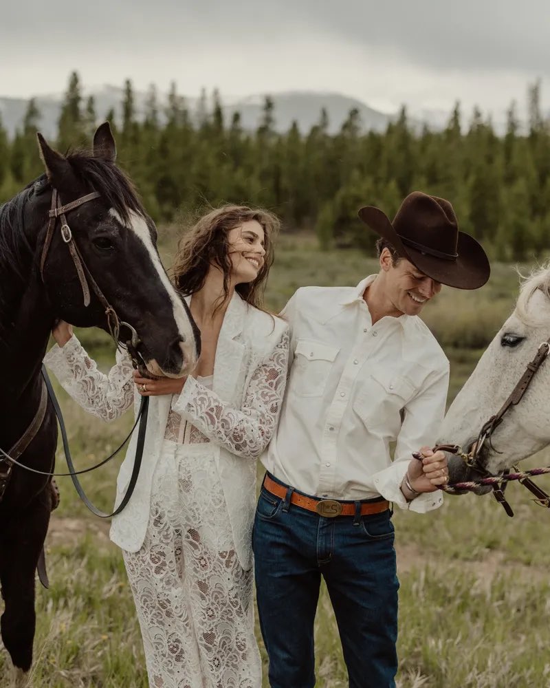 Inside Taylor Hill's Western-inspired wedding set in the Colorado Rockies.