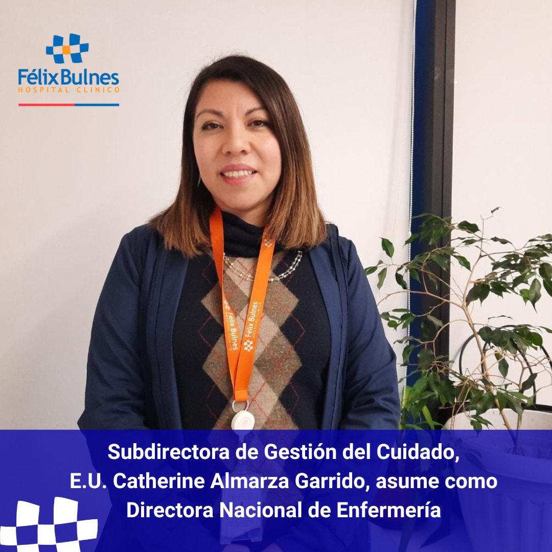 👏Subdirectora de Gestión del Cuidado del Hospital Félix Bulnes, E.U. Catherine Almarza Garrido, fue nombrada como la nueva Directora Nacional de Enfermería. 
📲Más detalles aquí: goo.su/0yal0
<a href="/SaludOccidente/">Servicio de Salud Occidente</a> <a href="/ministeriosalud/">Ministerio de Salud</a>