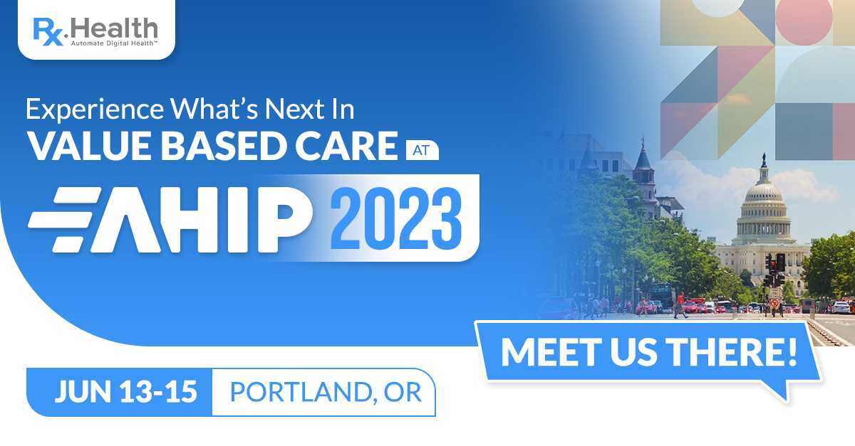 Rx.Health (@rx_health) on Twitter photo Join our CEO, <a href="/rstrobridge/">Rick Strobridge</a> , at the #AHIP2023 conference in Portland, Oregon from June 13-15. This is an incredible opportunity to connect with industry experts and innovators in healthcare. As healthcare leaders, we're excited to discuss the future of healthcare in the U.S. Join our CEO, <a href="/rstrobridge/">Rick Strobridge</a> , at the #AHIP2023 conference in Portland, Oregon from June 13-15. This is an incredible opportunity to connect with industry experts and innovators in healthcare. As healthcare leaders, we're excited to discuss the future of healthcare in the U.S.