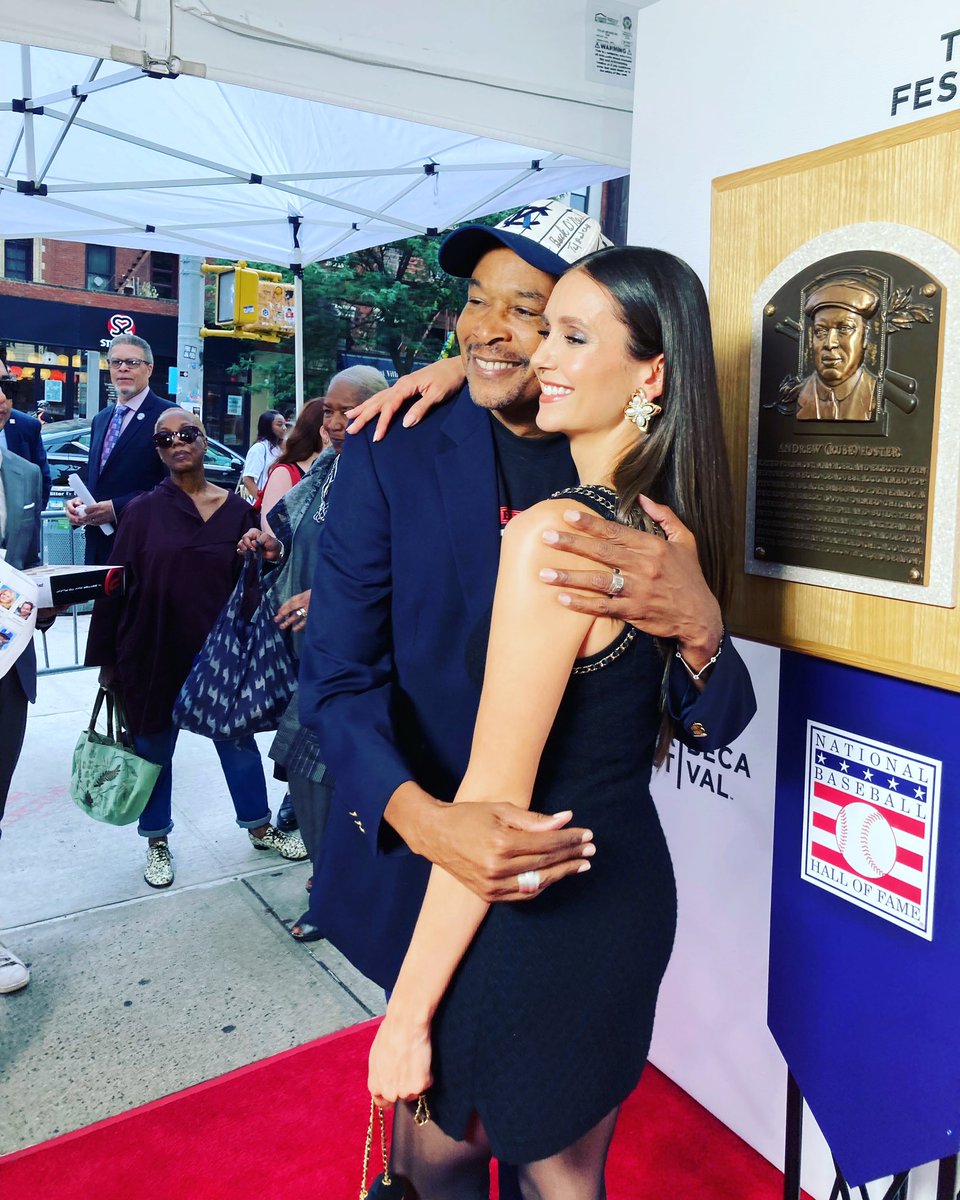 On the red carpet at Tribeca for the premiere of my Negro League documentary “The League” with actress and co-producer Nina Dobrev!! Play Ball!! #tribeca #ninadobrev #documentary #baseball #negroleague