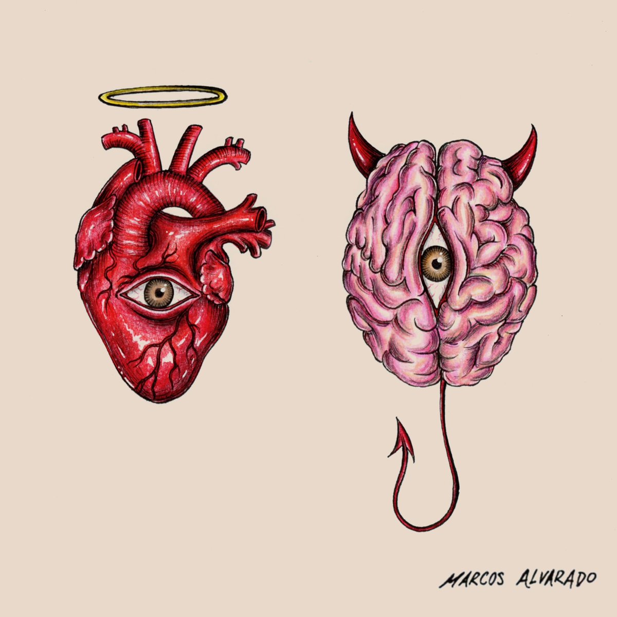 My heart &amp; mind argue the most