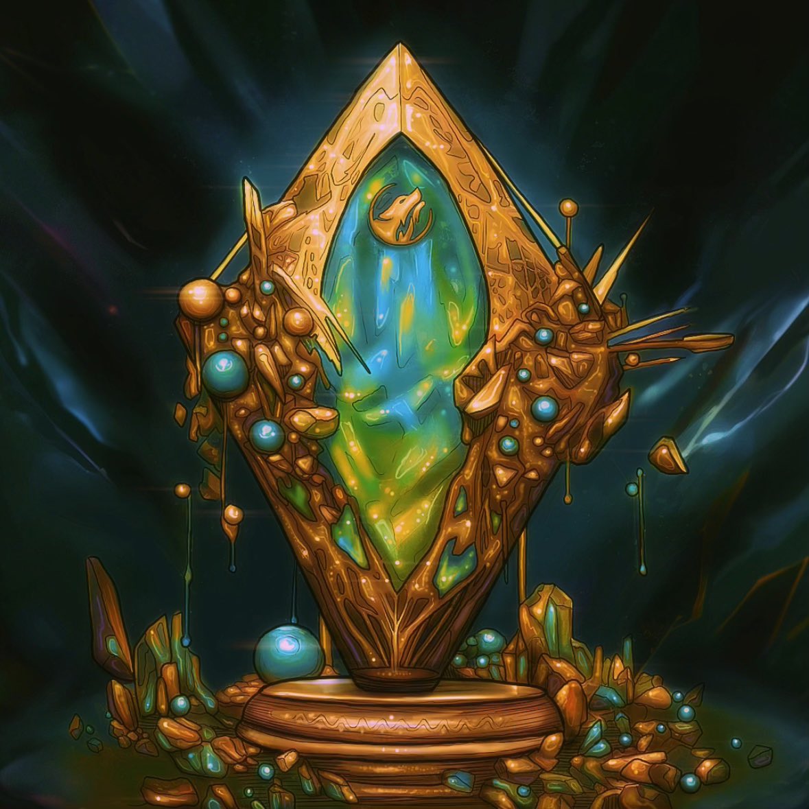 Fityeth's tweet photo. Super bullish on @Web3lfgg 🚀

Minted out his first NFT collection 3 days ago at .069E, floor is .3+ right now. 

He’s getting ready to launch his utility token this weekend. Get ready. 

Here is the amazing art of his sacred shard collection. Only way to get presale to his token now is if you snipe one off Opensea. Super bullish 🌪️