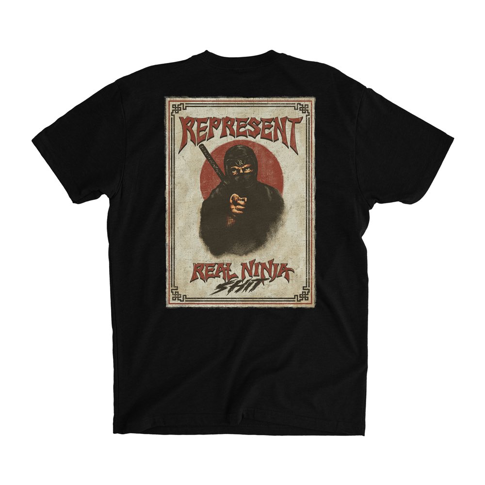 RepresentLTD's tweet photo. 🥷🥷🥷 // REAL NINJAS ONLY

Available now in heavyweight hoodie, heavy tee &amp; signature tee // https://t.co/u38ryYcy0r 🈲

#represent #realninjas #ninjashit #ninja #representltd #rephard #neverestablished #madexreal 

REPRESENT LTD. // NINJA SHIT https://t.co/cIJUth8is5