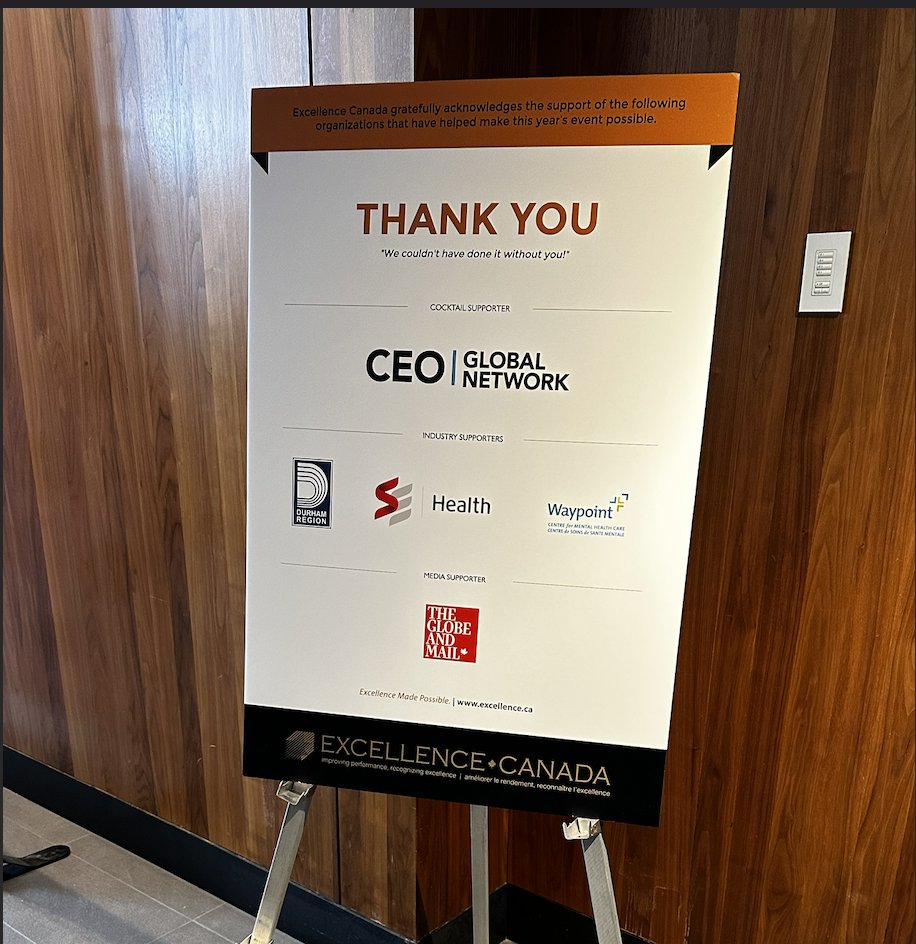Thank you to all our sponsors, speakers, and attendees who made the 2023 Canadian Business Excellence Awards possible. It was a jam-packed day celebrating Canadian excellence, networking, food &amp; cocktails. 

<a href="/CEOGlobal/">CEO Global Network</a> <a href="/DurhamHealth/">Durham Region Health Department</a> <a href="/SEHealth_SEHC/">SE Health</a> <a href="/WaypointCtr/">Waypoint</a> <a href="/globeandmail/">The Globe and Mail</a>