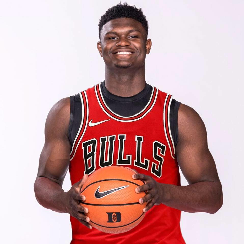 Three-way #NBA Trade idea:

#Bulls receive: Zion Williamson, Gordon Hayward

#Hornets receive: Zach LaVine

#Pelicans receive: Scoot Henderson, Patrick Williams, Alex Caruso

Bulls lineup: D Rose (sign), DeRozan, Hayward, Zion, Vucevic