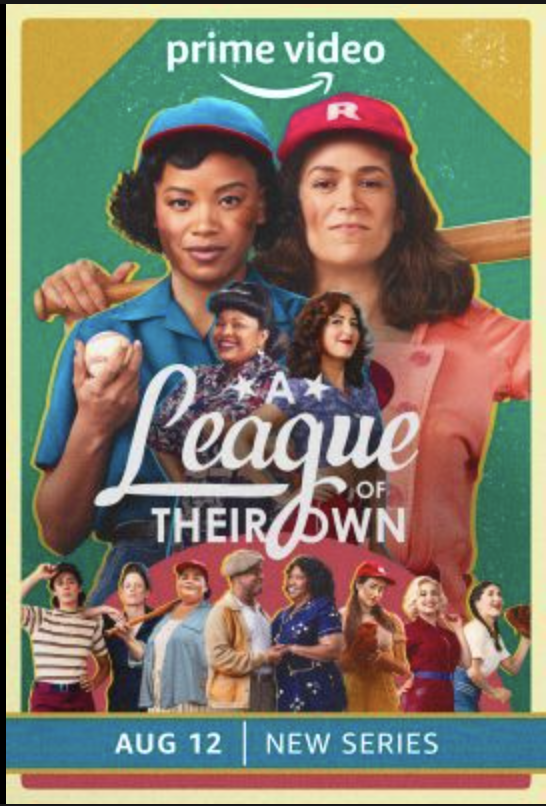 WillWGraham's tweet photo. With many predominantly queer/BIPOC shows getting cancelled and what's happening in the world, I just thought I'd humbly point out that #aleagueoftheirown is eligible for the Emmys this year. If you care about queer stories, this is a valuable way to send a message. https://t.co/s7tG1x7fEg