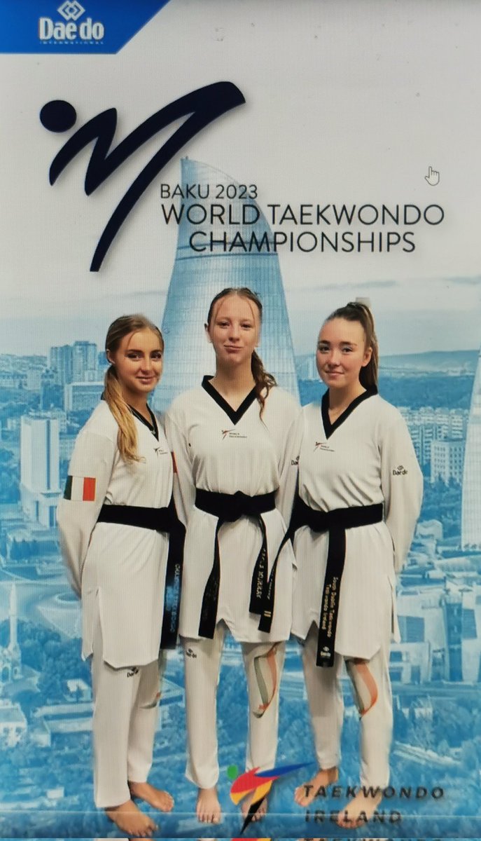 Well done Emma Cahill, Transition Year 🇮🇪, who competed at the recent World Taekwondo Senior Championships in Baku, Azerbaijan 🇦🇿

Despite fighting well 💪😎 she lost only to Luana Marton, who went on to win the Gold Medal.

We're sure Emma will win when they next meet again #MOT