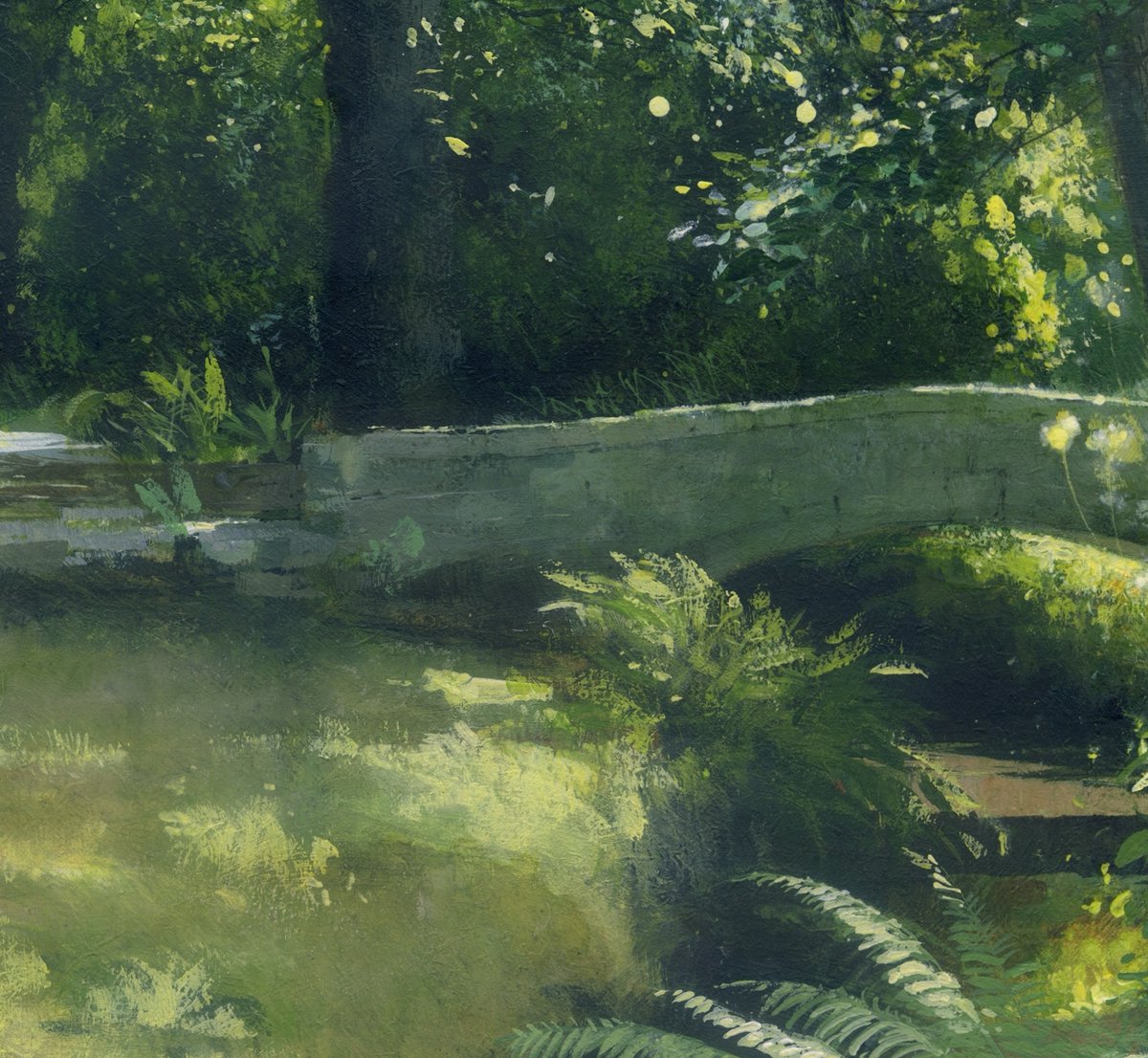 james mcgairy on Twitter "I will be painting in the Garden at Tudor