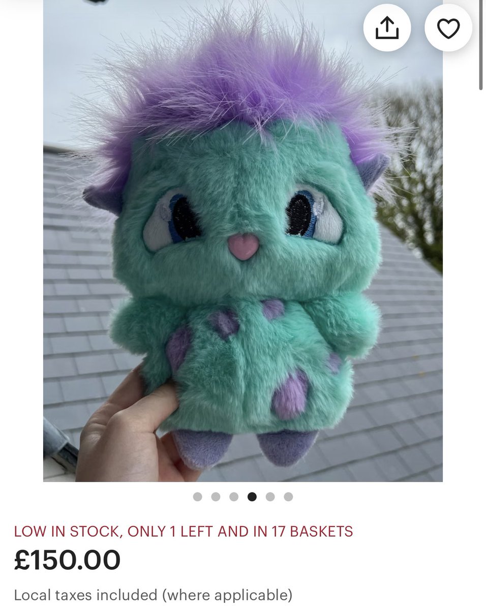 I really want this cute Bibble plush- But honestly my heart will not let me pay that large amount of money even if it knows it’s hand made- HDHSHHS