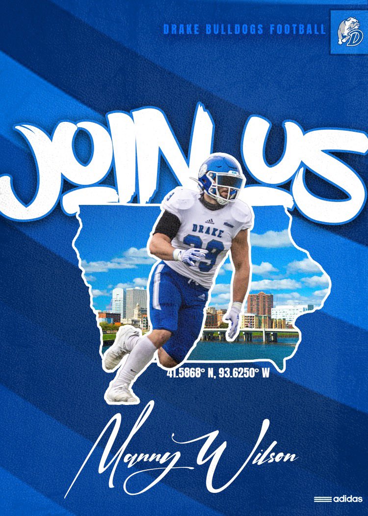 I am blessed and honored to have received a Division 1 offer from @CoachNThompson and Drake University!! @DrakeCoachSmith @DrakeBulldogsFB @CoachLBrown @dshoemaker1022 @LatorenceW @FootballWayzata @OJW_Scouting @NWahlScouting @PrepRedzoneMN