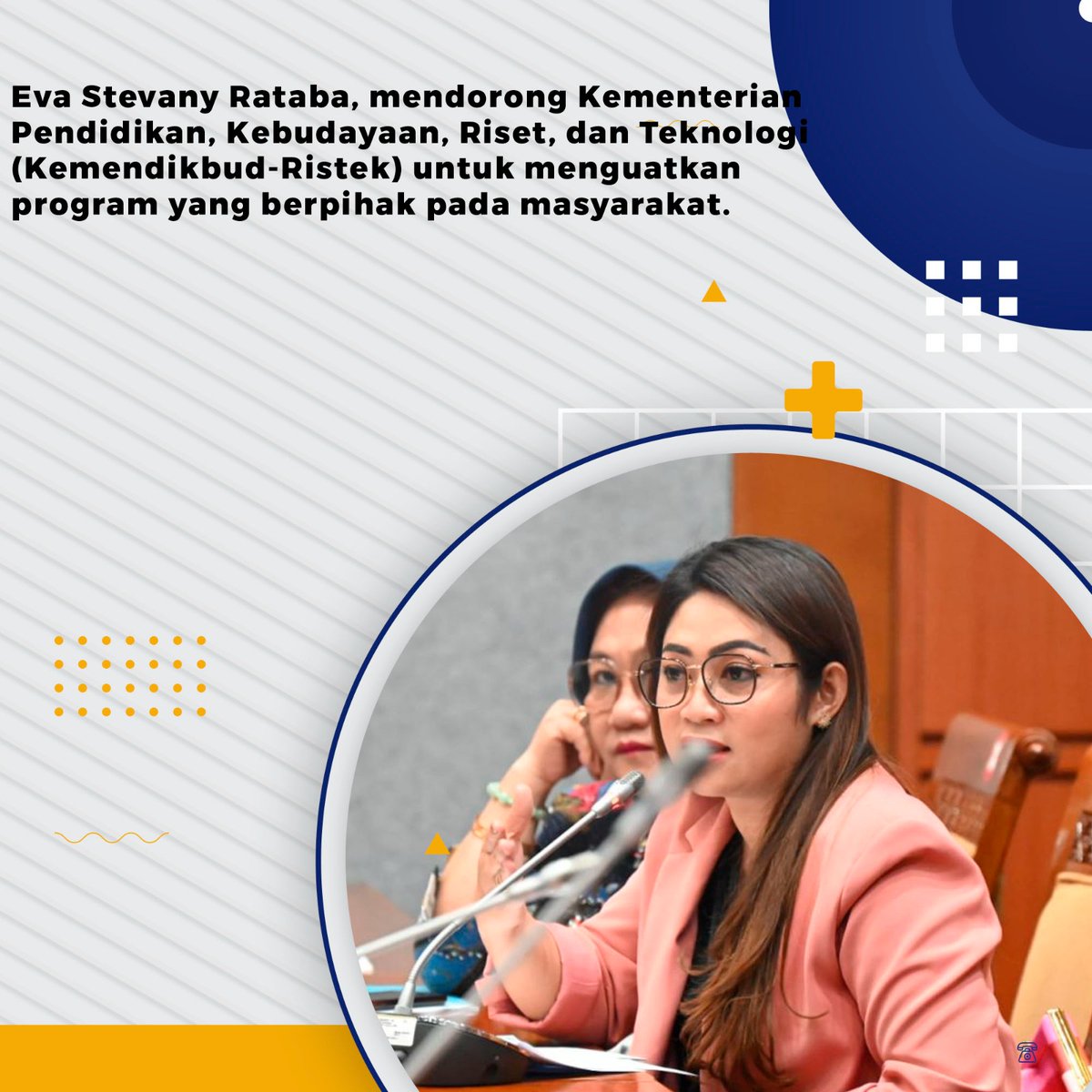 Eva mendorong Kemendikbud Ristek menguatkan program yang berpihak pada masyarakat #ItsTimeRestorasiIndonesia
#NasdemNo5
#AniesPresidenku