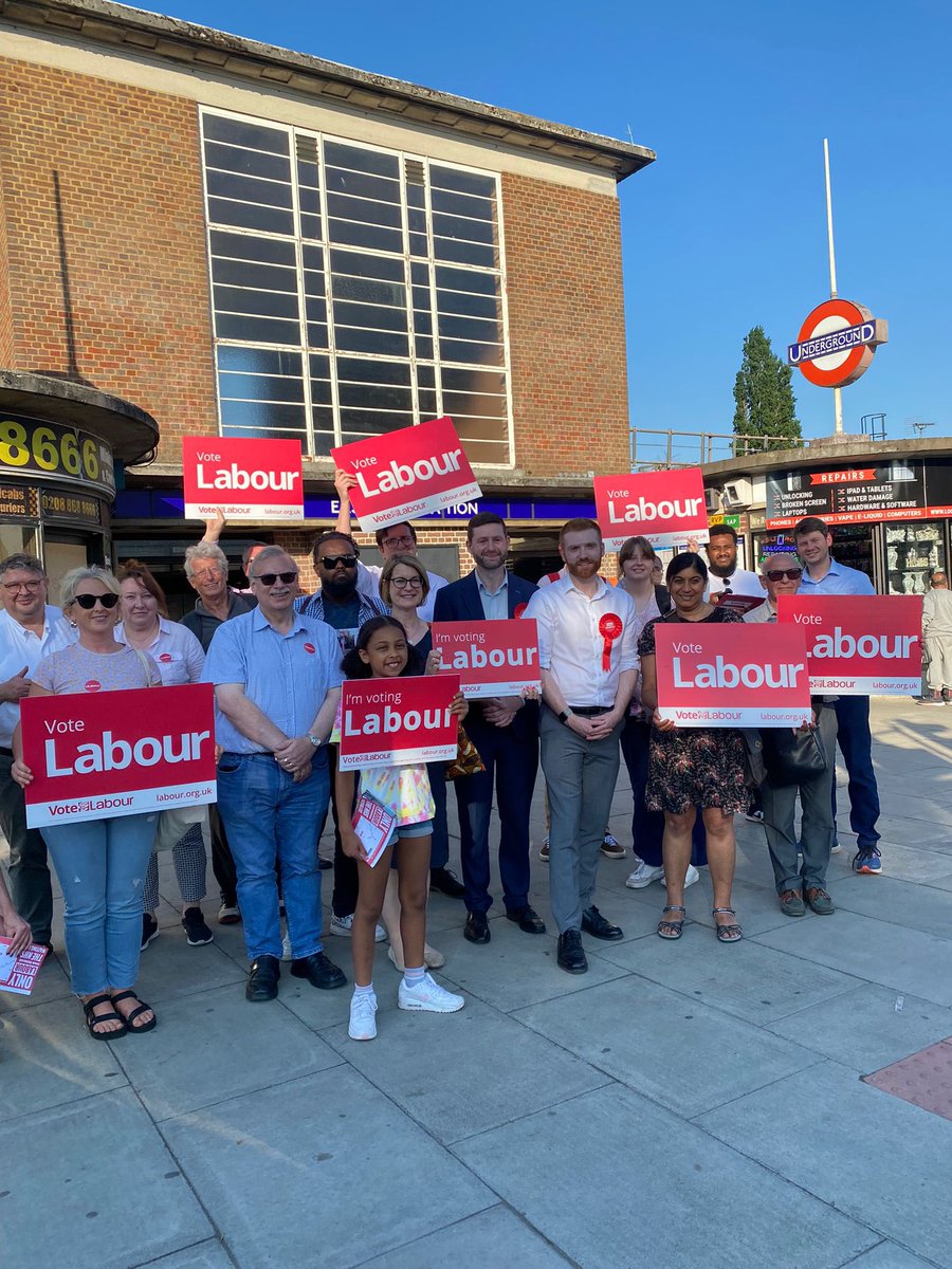 JimfromOldham's tweet image. Out on the @UKLabour doorstep in Uxbridge and South Ruislip today with @dannybeales who would make such a great MP.

After 13 years of Tory failure, the people are demanding change. #VoteLabour