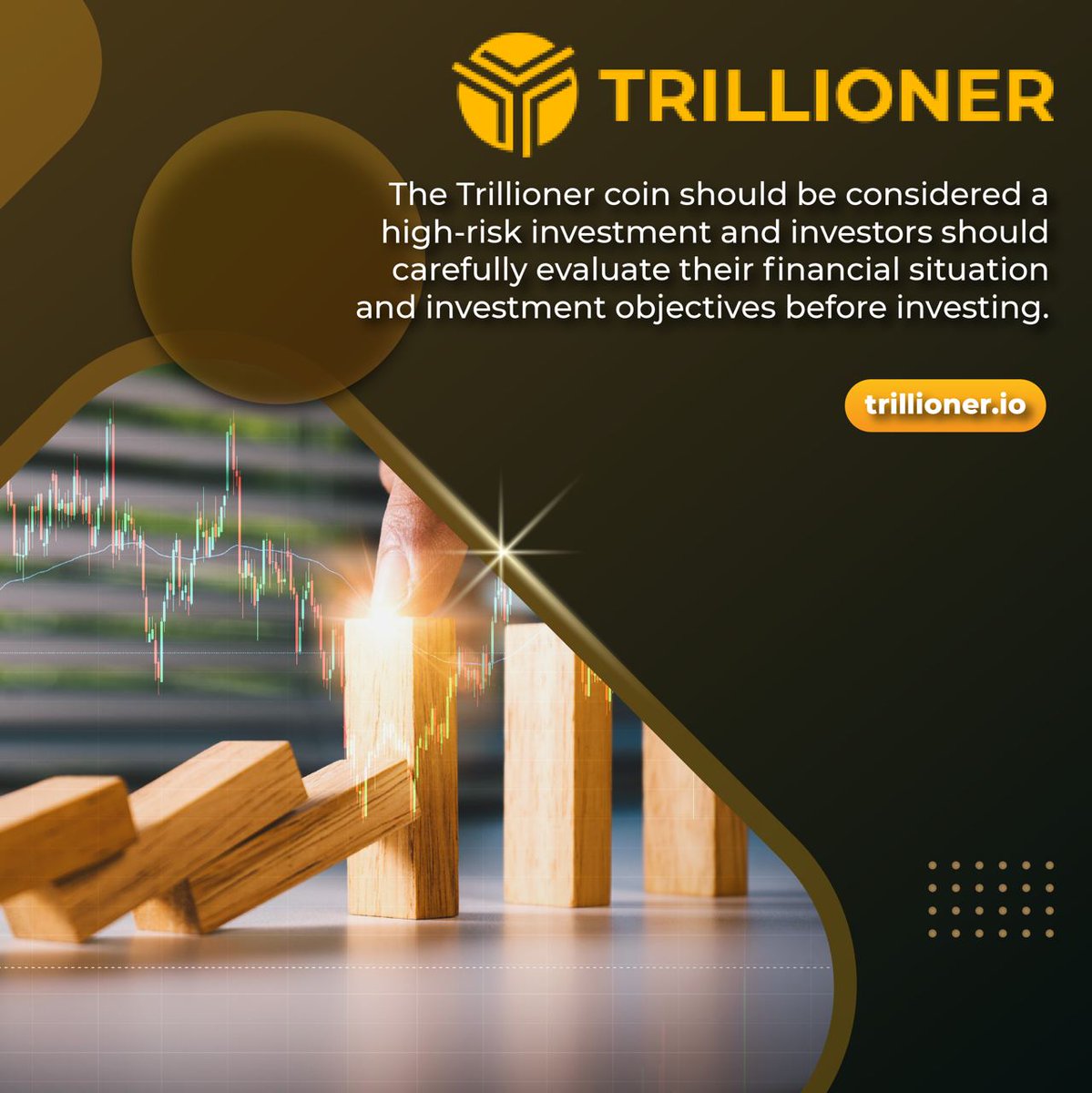 The Trillioner coin should be considered a high-risk investment and investors should carefully evaluate their financial situation and investment objectives before investing. 

#Trillioner #TLC #cryptotrading #CryptoNews