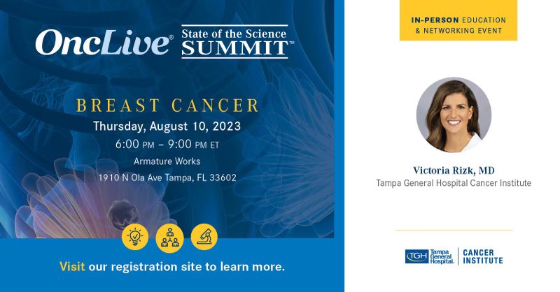 Naghavi_MD's tweet photo. Join the OncLive Summit in Tampa (8/10/23), and hear about the exciting advances in Breast Cancer, with Program Chair @VictoriaRizkMD

#OncLive #breastcancer 

Register today:
https://t.co/yUq9jTy8Ma https://t.co/FJ6Z5EWC9a