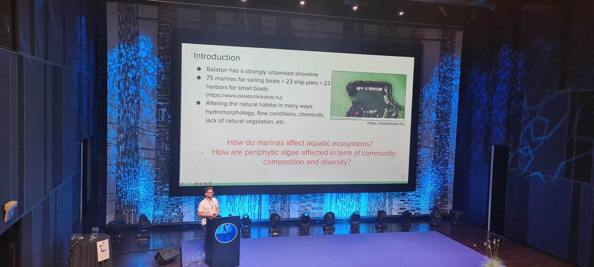 Kálmán Tapolczai 🕊️ (@kalipster) on Twitter photo Giving a talk <a href="/Shallowlakes23/">11th International Shallow Lakes Conference</a> in a very impressive environment on the effect of important shoreline alteration on #diatom communities in lake #Balaton. <a href="/BalatonScience/">BalatonScience</a> Giving a talk <a href="/Shallowlakes23/">11th International Shallow Lakes Conference</a> in a very impressive environment on the effect of important shoreline alteration on #diatom communities in lake #Balaton. <a href="/BalatonScience/">BalatonScience</a>