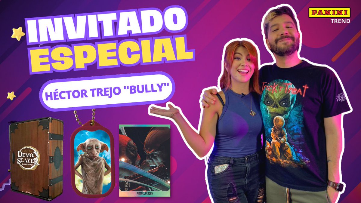 Panini_mexico's tweet photo. ¡Coleccionistas, échenle un ojo al programa que armamos con @HectorTrejo para presentarles los nuevos lanzamientos del Tío Panini! 🔥
📺▶ https://t.co/y2jZn655cg
#PaniniTrend https://t.co/624wMZeOVP