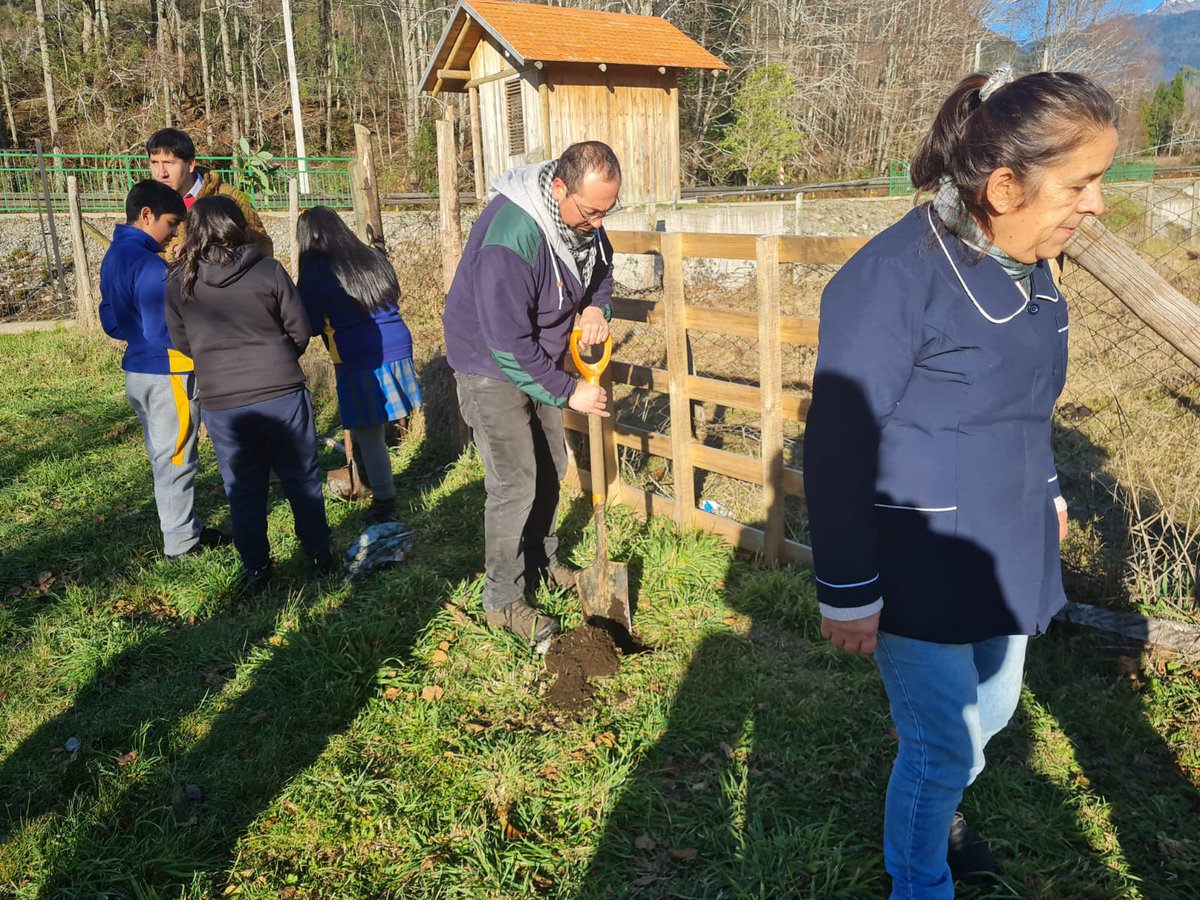 🔵PANGUIPULLI | En el marco del Programa de Educación Ambiental del APR de Liquiñe, Forestin celebró su cumpleaños con las escuelas Liquiñe, Carririñe, Riohueico y Jardín Infantil de Liquiñe, promoviendo el valor del bosque nativo.