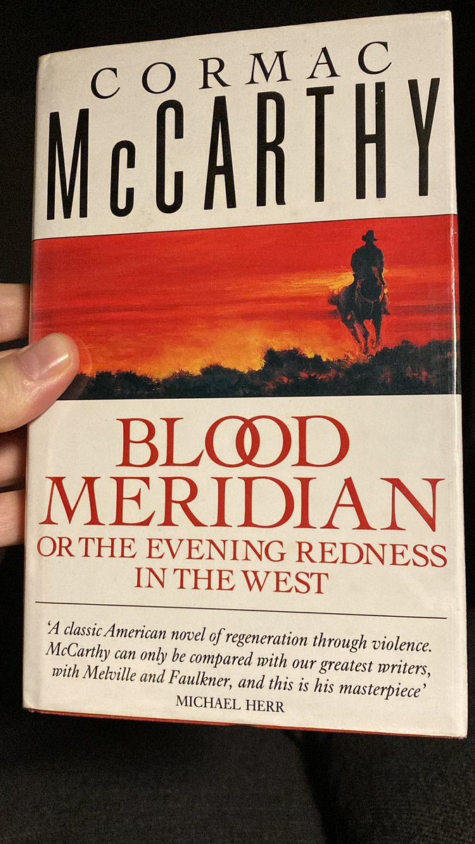 None of Cormac McCarthy's first five novels sold more than 5,000 hardcover copies. That includes Blood Meridian, remaindered after netting just 1,883! Yet his editor & publisher stuck by him, & he persevered. RIP Mr. McCarthy, you were a legend