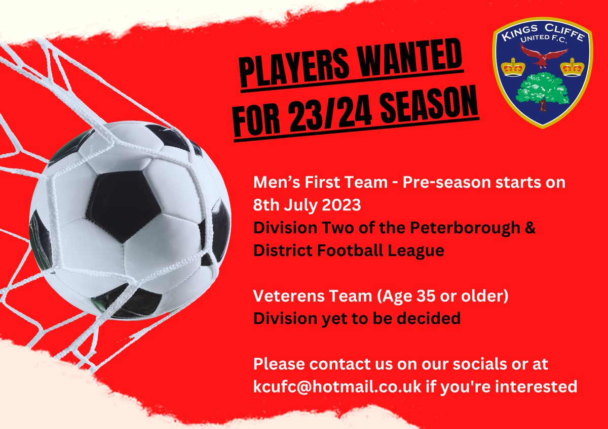 Kings Cliffe United FC tweet media