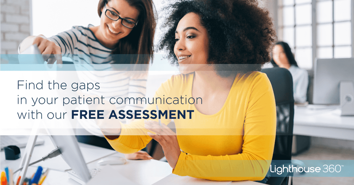 Do you struggle communicating with your patients? Take our Patient Communication Evaluation to find the gaps in your strategy, get tips on how to improve and get a $50 Amazon gift card when you talk to one of our Patient Communication experts! bit.ly/3X4zis5