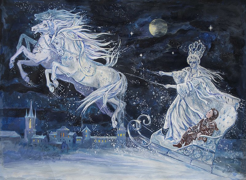 A beautiful illustration by Elena Ringo of Hans Christian Andersen's fairytale, The Snow Queen.🎨❄️
#FairyTaleTuesday
#FairyTaleFlash