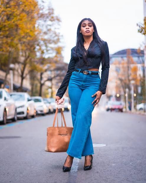 Why beautiful ladies like to dress like this #badomimi #fashion #blackgirls #BangtanTurns10 #buyingcontent #jeans #WomenInBlue #Tanzania