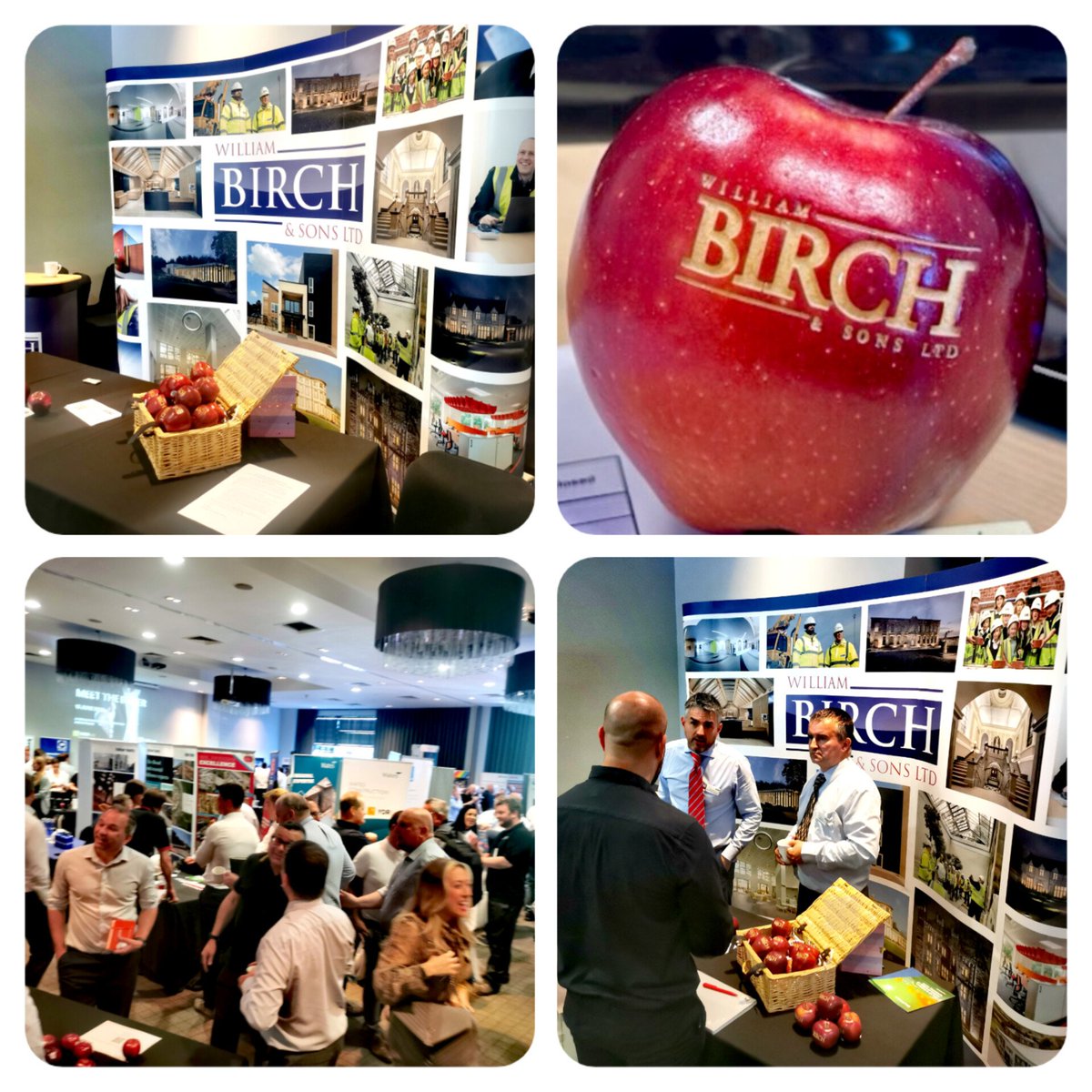 We met some great new businesses this morning, and a few more familiar ones at the @YORhub #yorscep event in #Leeds Thank you to those that dropped by & sampled our branded #apples, we look fwd to working with you in the future, & yes they are real & tasty, you can eat them 🍎