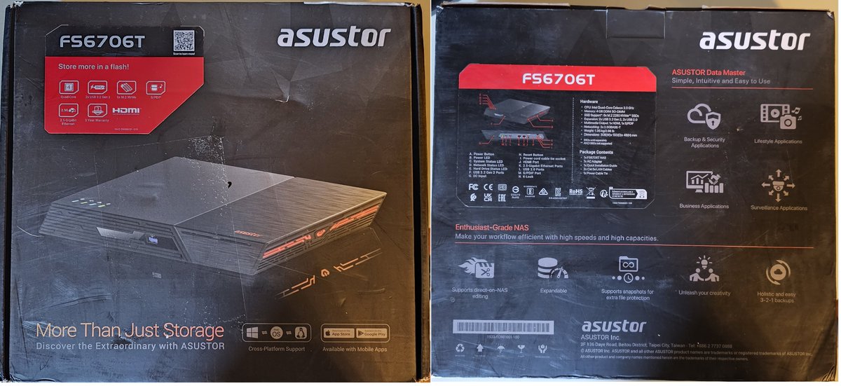 Thanks #asustor for the new ALL FLASH NAS gear!  I'm really looking forward to working with it soon! 
#vmware #vexpert #flashstorage #allflash #storage #nas #iscsi #nfs #homelab