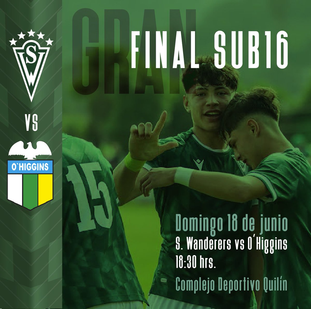 swanderers's tweet photo. Habemus hora, lugar y fecha para la gran final de nuestra Sub16 ¡Vamos por ese título muchachos!🏆⚽️✅️
#ConHonor #ConValor https://t.co/GDFZYniosm
