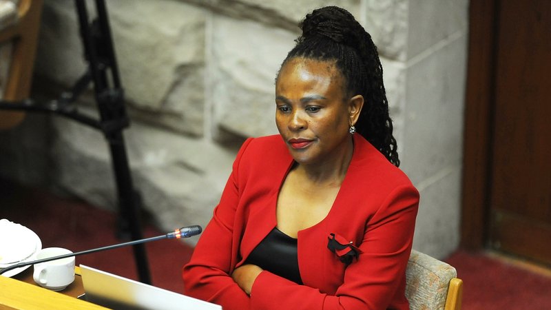 She is being vilified, decampaigned BUT remains resolute, #IBelieveHer like those Gupta emails. While the Stellenbosch Professor & Adv Karyn Maughan are distracting us from the extortion allegations, protect the people's public protector Adv #Mkhwebane 🤞🏿