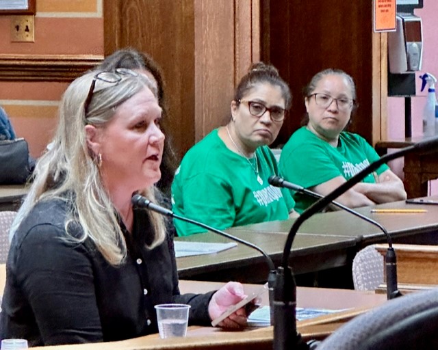 Advocates voice concerns about a bill for a voucher increase estimated to cost taxpayers $220-$240 million. 'These expansions affect public schools negatively.' ~Amy Nassar of @FCA4PublicEd #wibudget