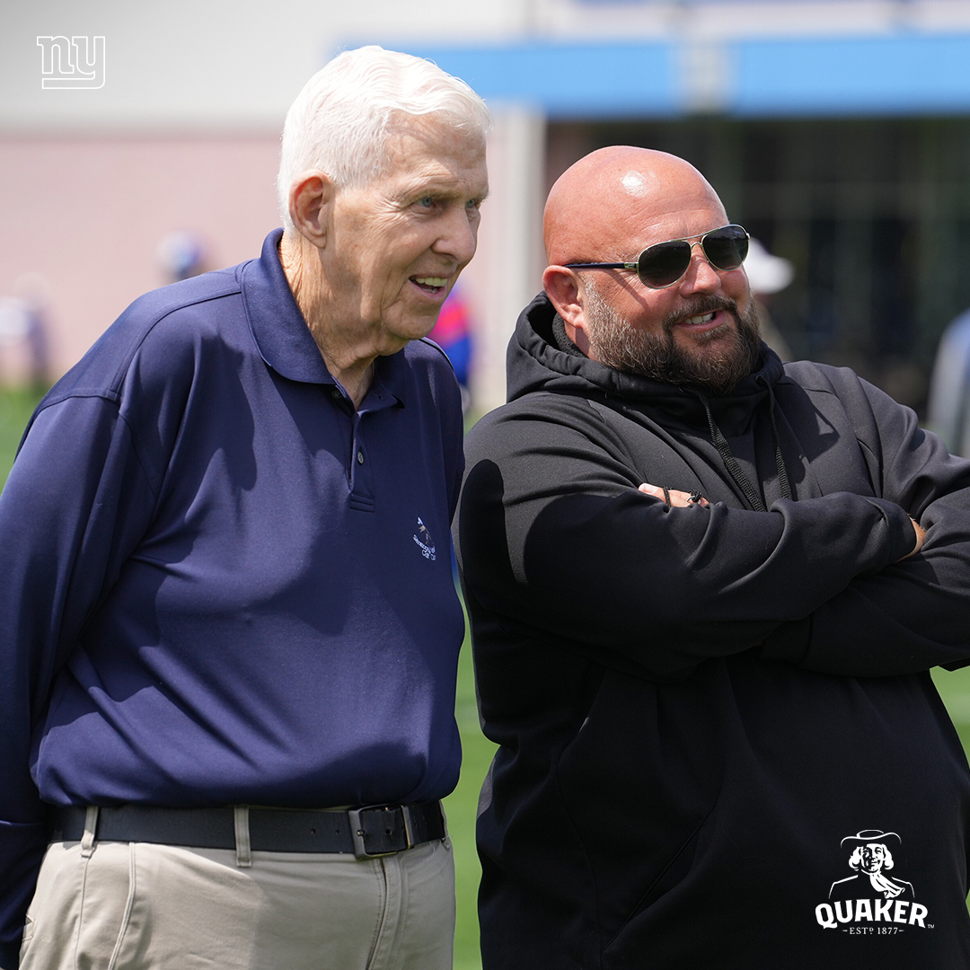 Giants's tweet photo. The legend, Bill Parcells. https://t.co/iYljS1GP1W