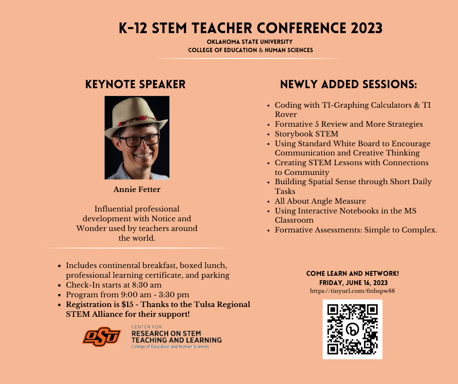 Last call! Please join us! #STEM #STEMeducation #oklaed