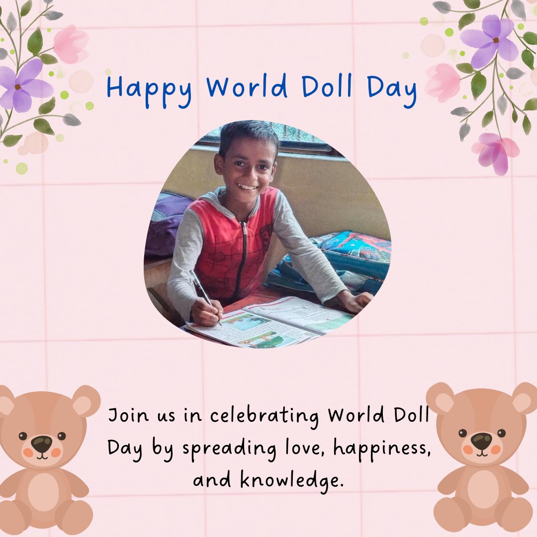 CleTrust's tweet photo. Join us in celebrating World Doll Day by spreading love, happiness, and knowledge. 

In conjunction with World Doll Day, we invite you to support our initiative in providing education to underprivileged children. 

Happy World Doll Day! https://t.co/uTwel0rBim